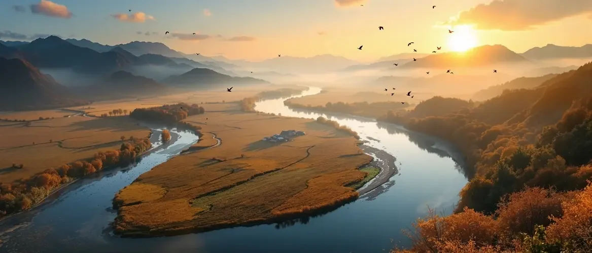 动漫王国专题合集：山河记忆黄河金秋全景